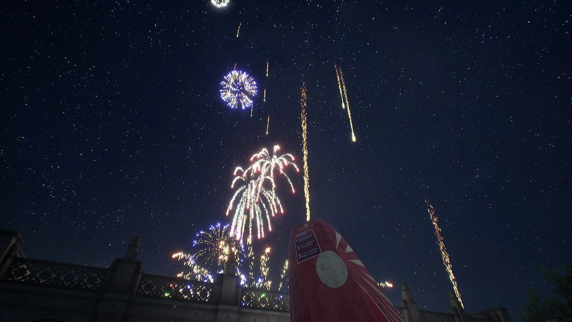 Изображение игры: Fireworks Simulator: Realistic