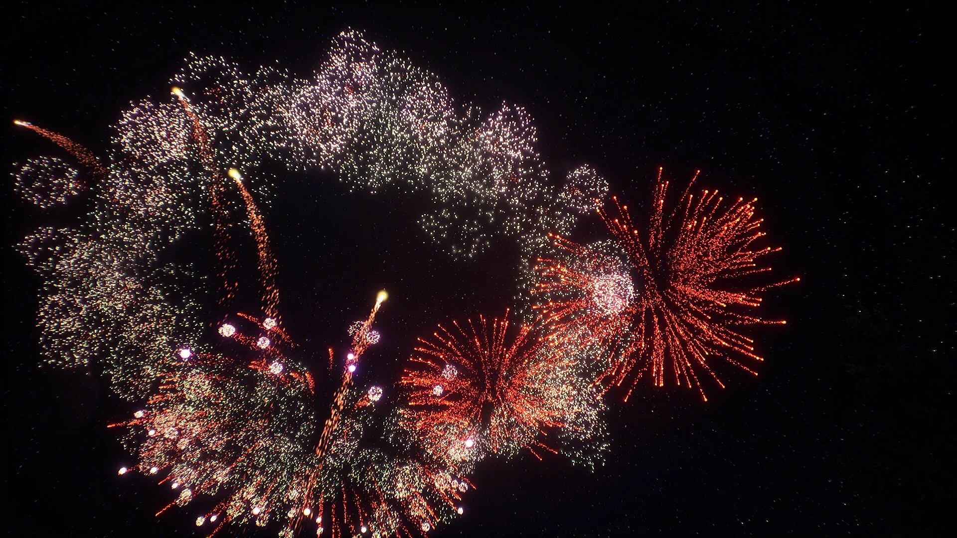 Изображение игры: Fireworks Simulator: Realistic