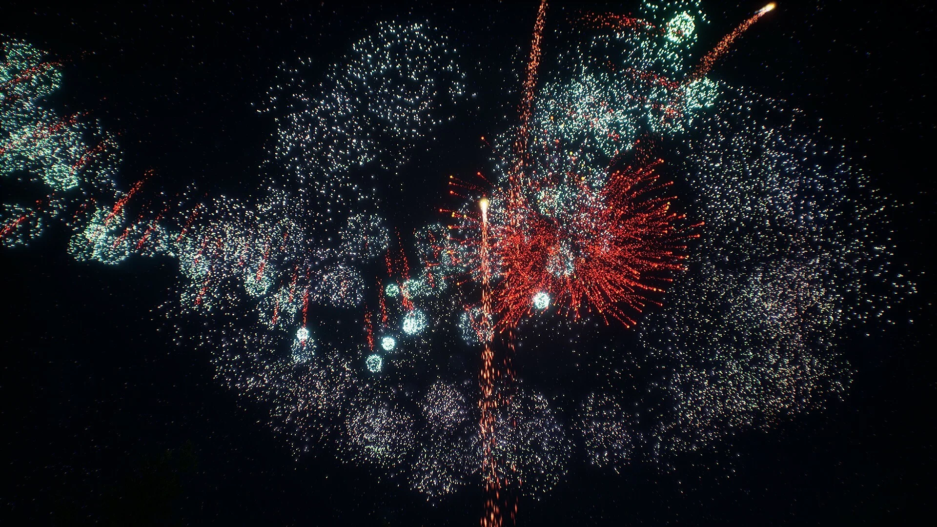 Изображение игры: Fireworks Simulator: Realistic