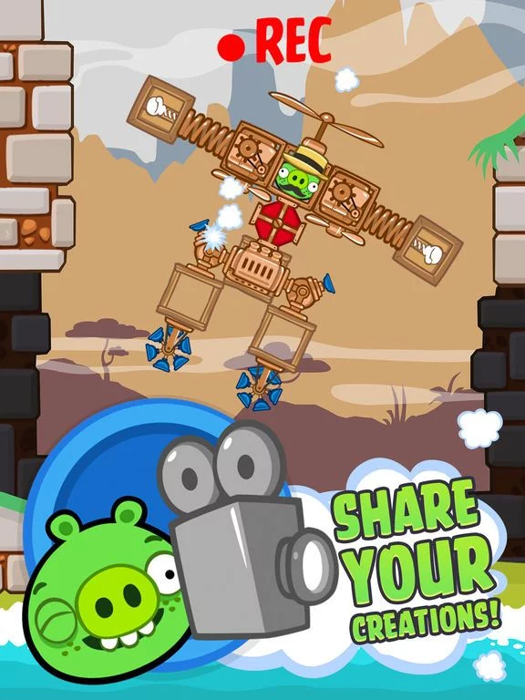Изображение игры: Bad Piggies HD
