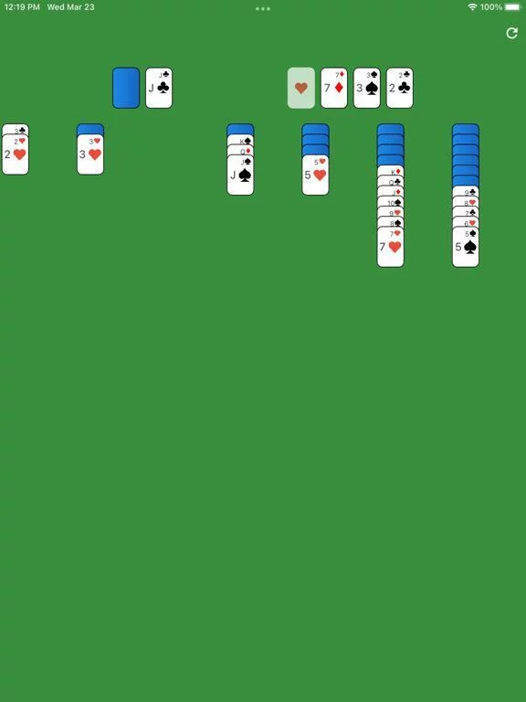 Изображение игры: Solitaire - with no ads