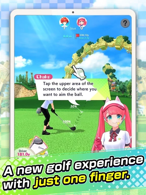 Изображение игры: NEKO GOLF -Anime GOLF