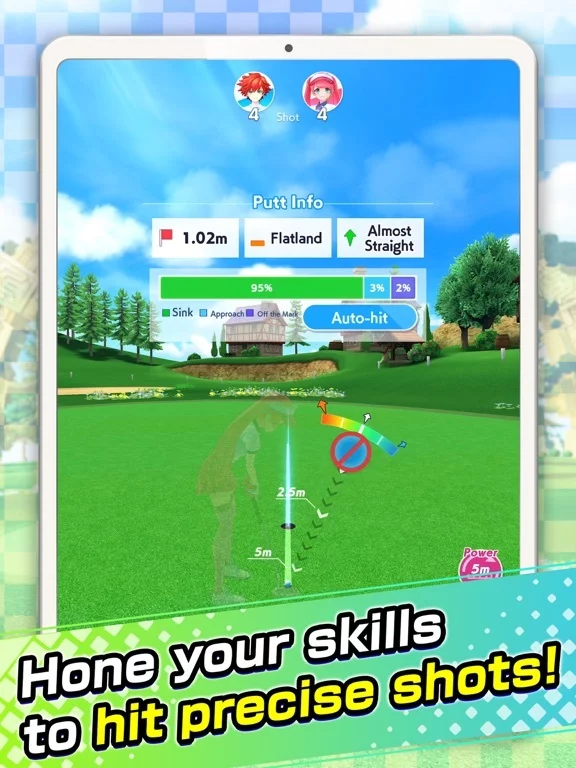 Изображение игры: NEKO GOLF -Anime GOLF