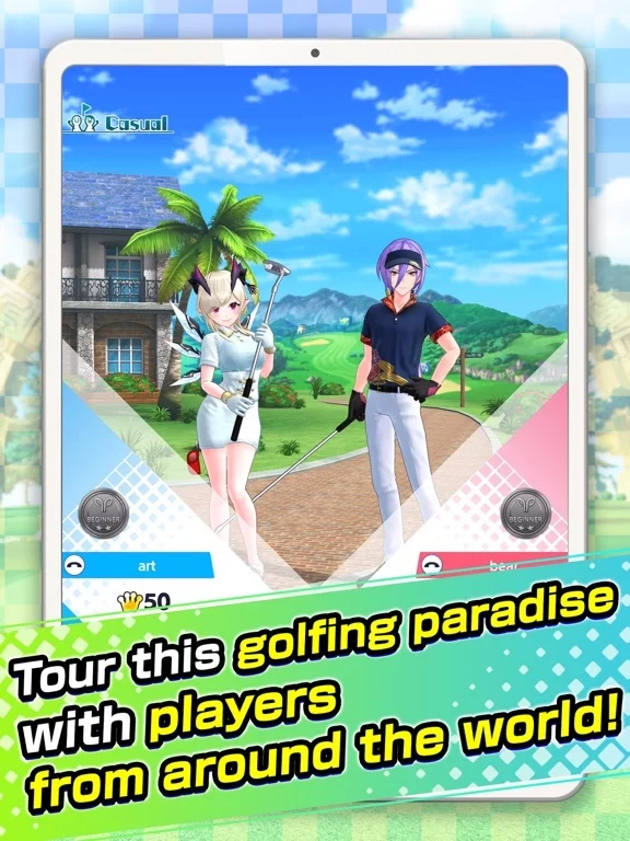 Изображение игры: NEKO GOLF -Anime GOLF