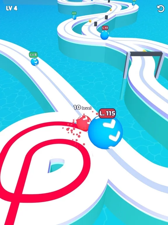 Изображение игры: Level Up Balls!