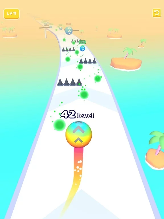 Изображение игры: Level Up Balls!
