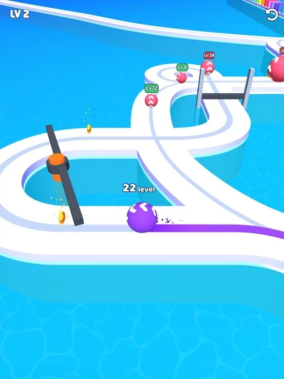 Изображение игры: Level Up Balls!