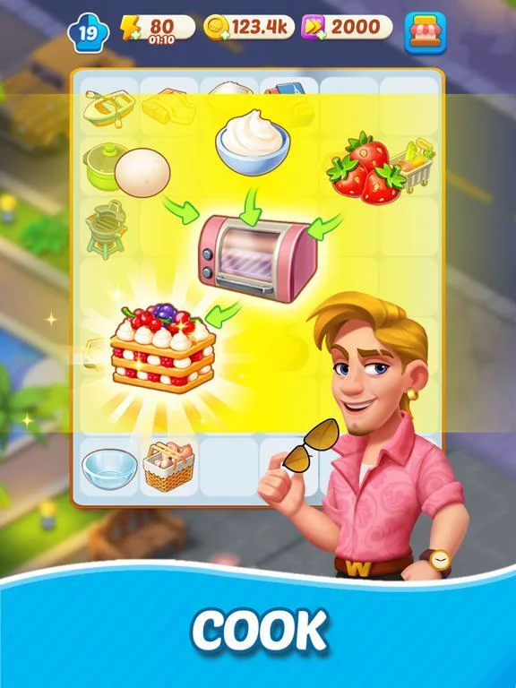 Изображение игры: Merge Cooking:Theme Restaurant