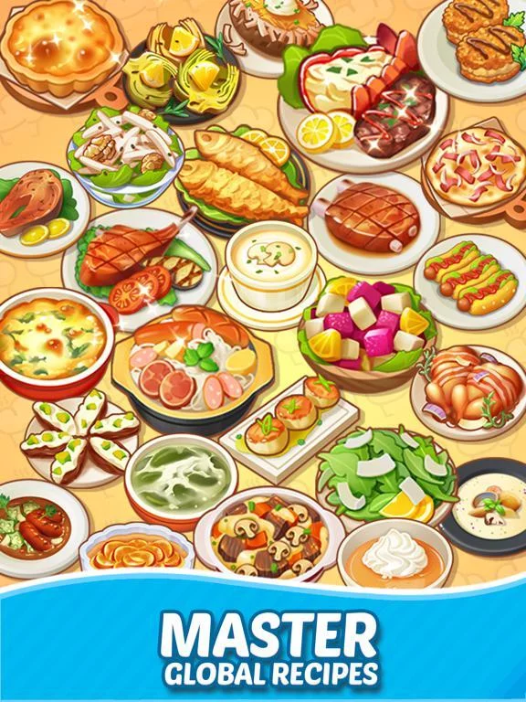 Изображение игры: Merge Cooking:Theme Restaurant