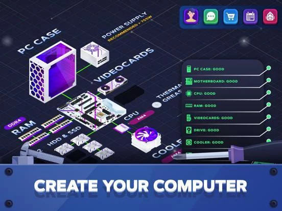 Изображение игры: PC Creator 2 - PC Building Sim