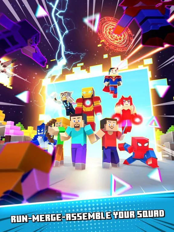 Изображение игры: Hero Craft Merge: Run & Battle