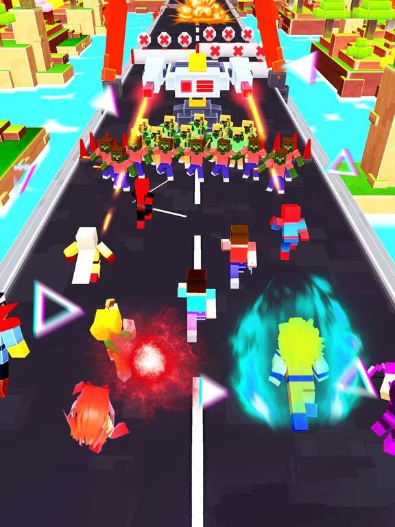 Изображение игры: Hero Craft Merge: Run & Battle