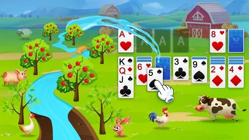 Изображение игры: Solitaire - My Farm Friends