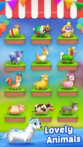 Изображение игры: Solitaire - My Farm Friends