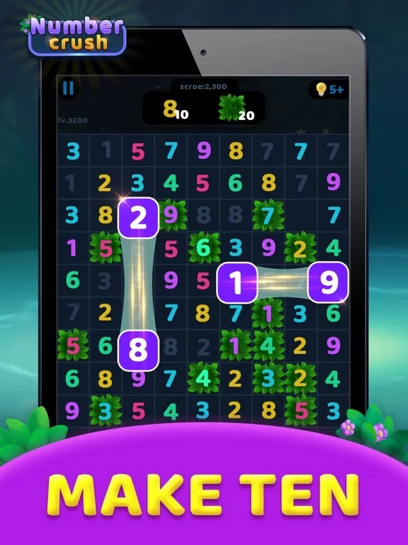 Изображение игры: Number Crush: Match Ten Puzzle