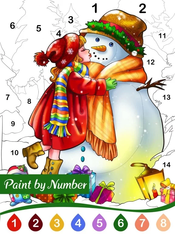 Изображение игры: Paint Color: Paint by Number
