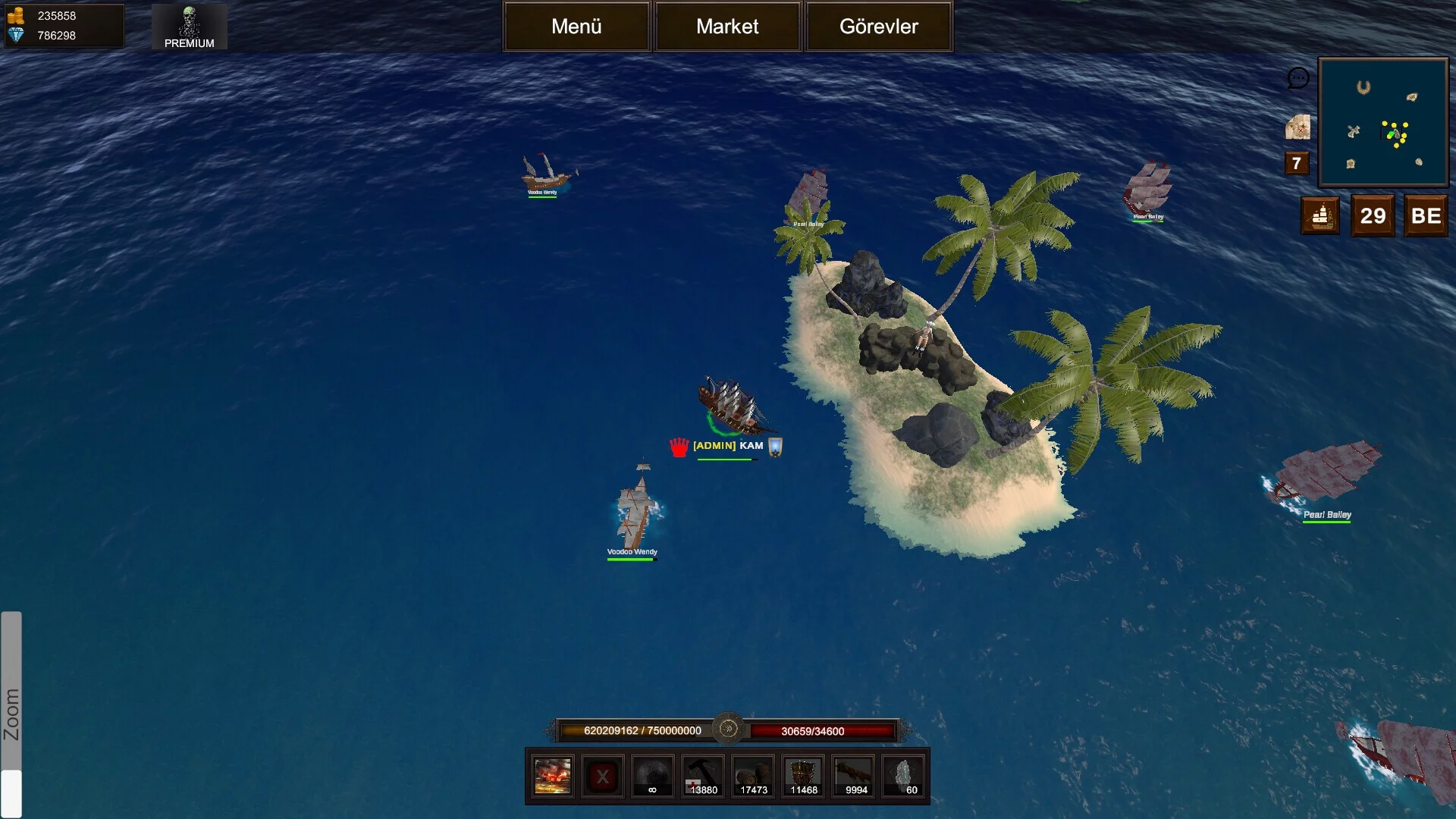 Изображение игры: Naval Battle Online