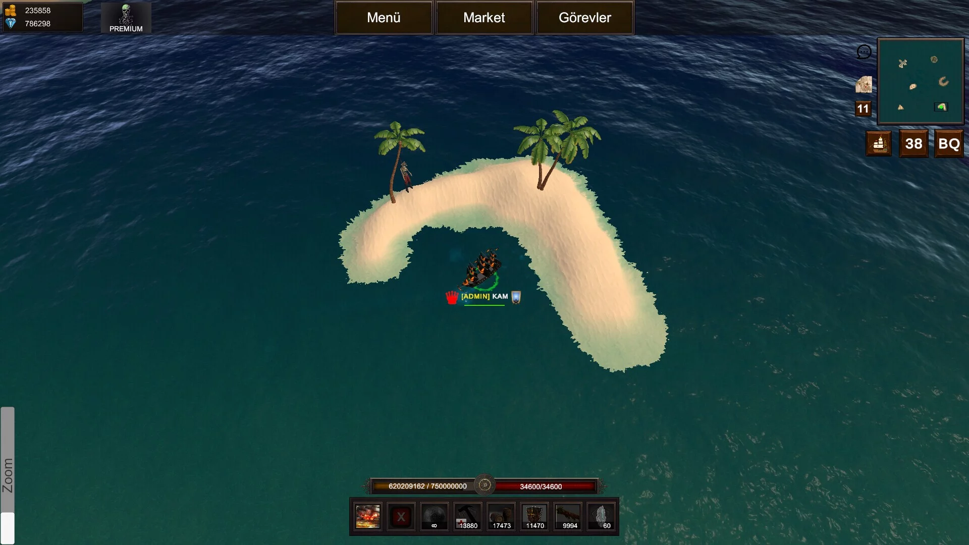 Изображение игры: Naval Battle Online
