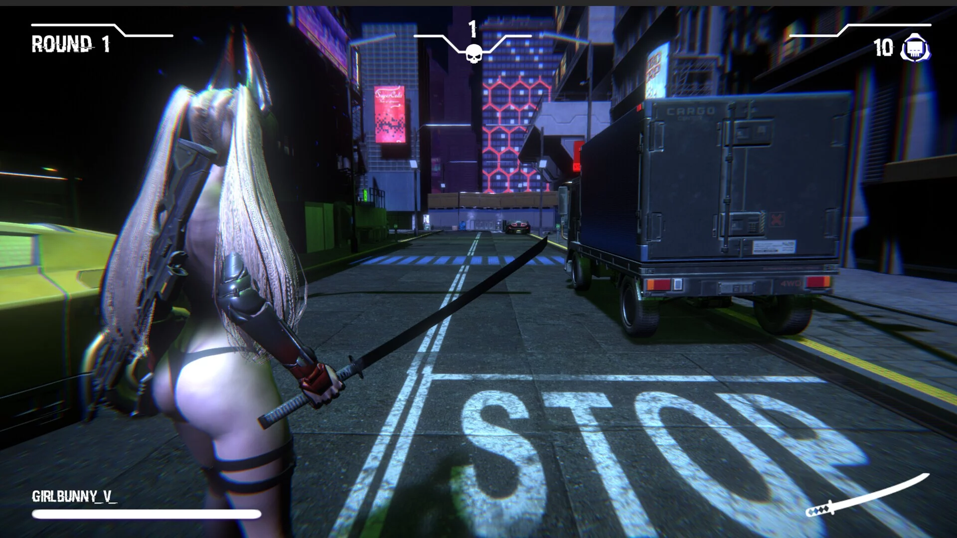 Изображение игры: Cyber Girl - Zombie Hentai