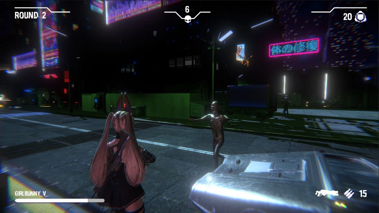 Изображение игры: Cyber Girl - Zombie Hentai