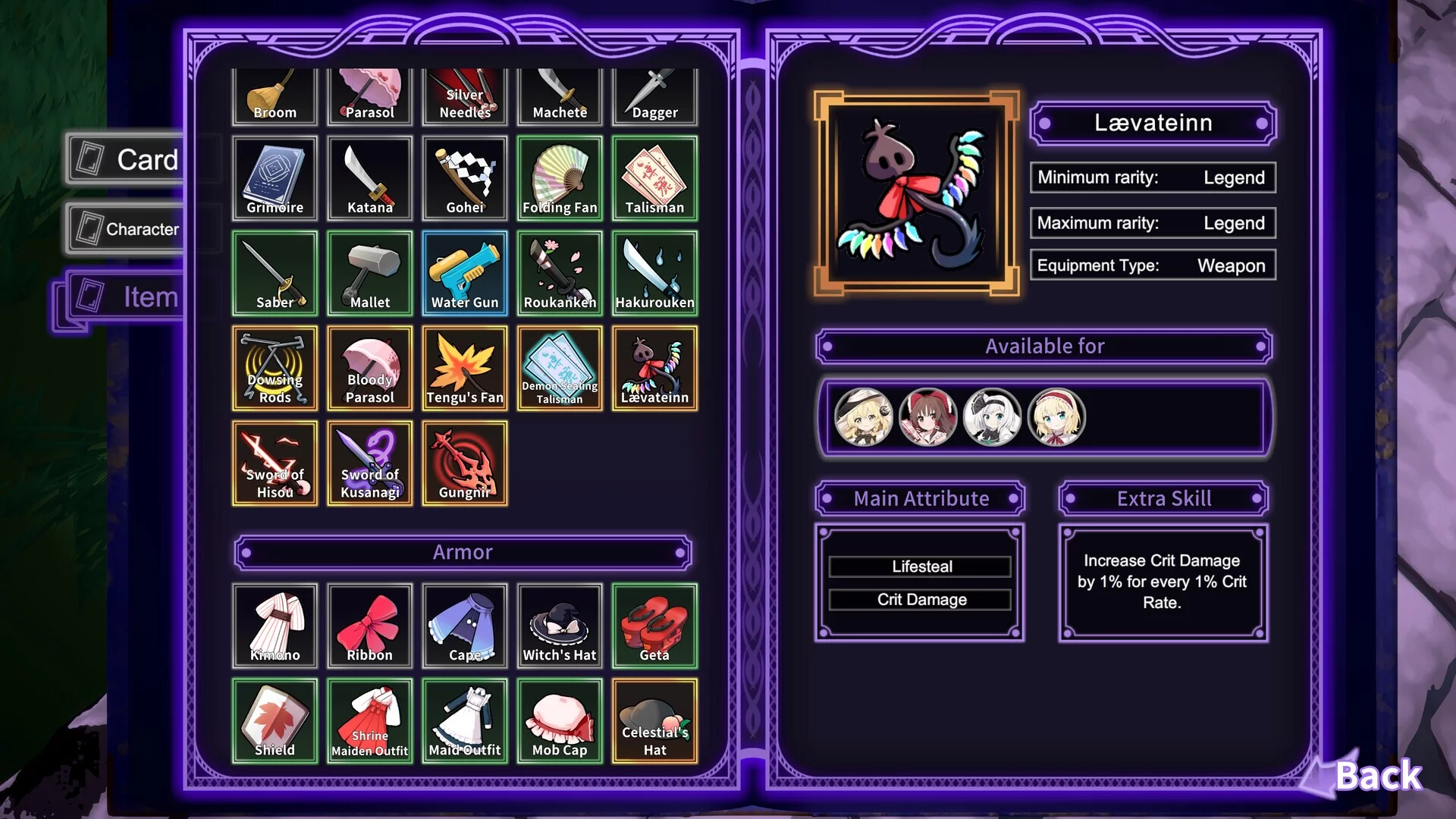 Изображение игры: Touhou: Dreamland of Infinity
