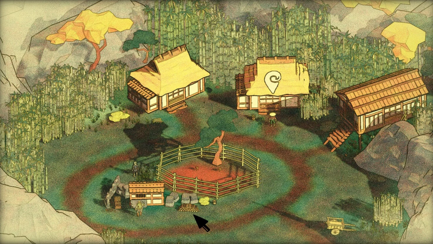 Изображение игры: The Stone Cutter and the Mountain Spirit