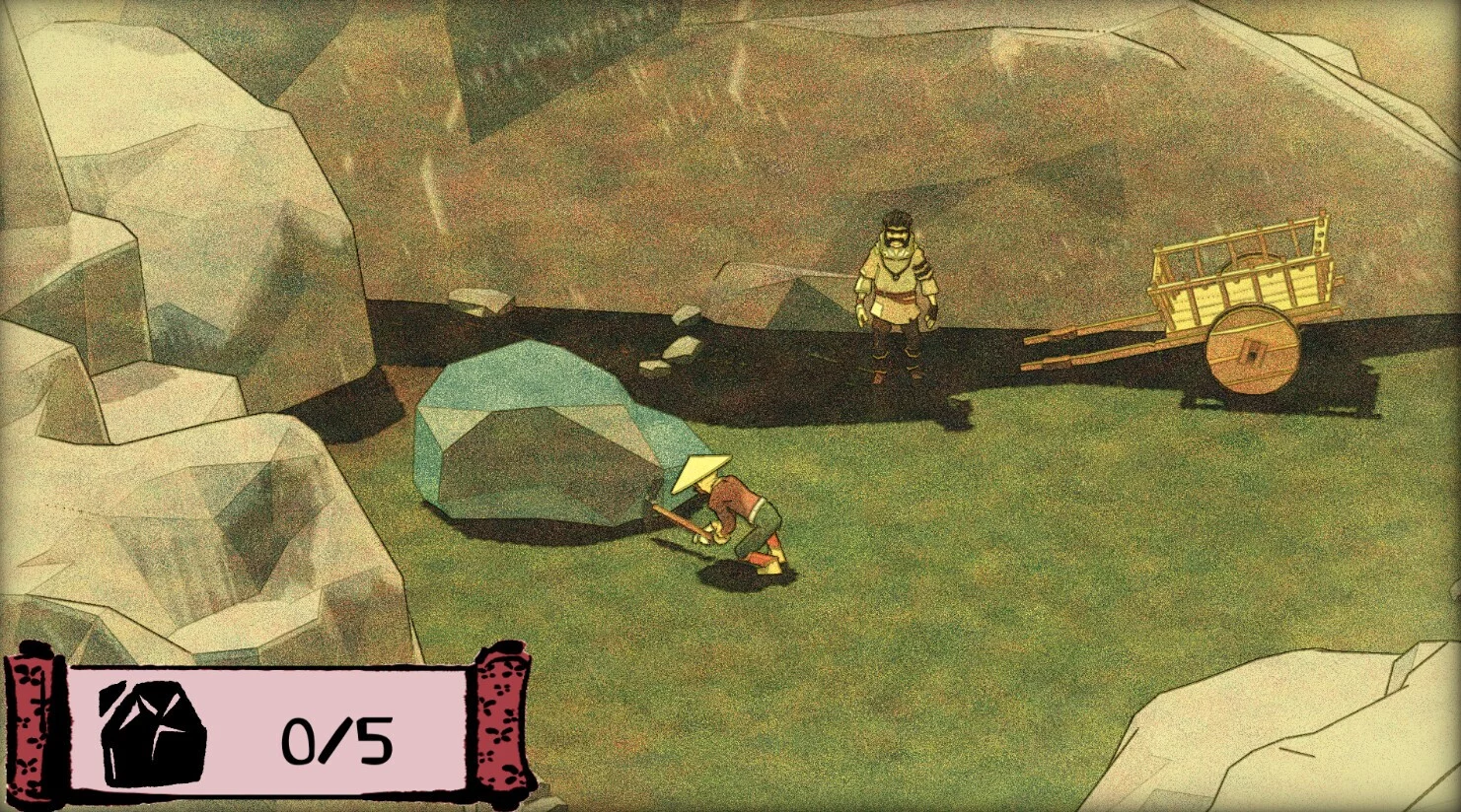 Изображение игры: The Stone Cutter and the Mountain Spirit