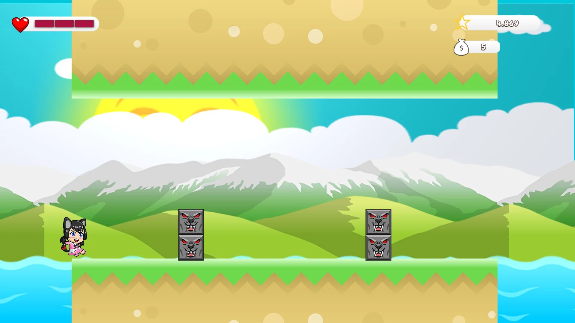 Изображение игры: Anime Catgirl Runner