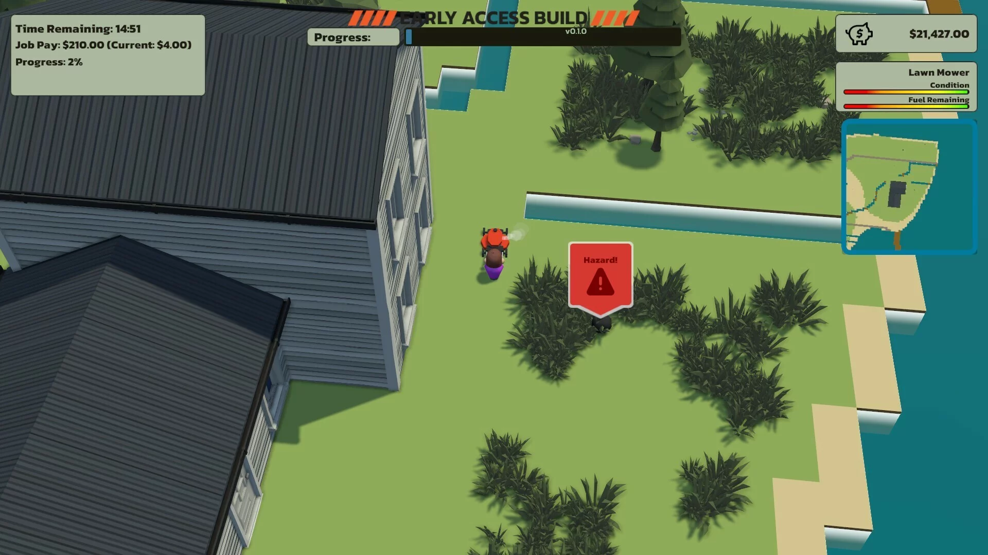 Изображение игры: I Fought the Lawn