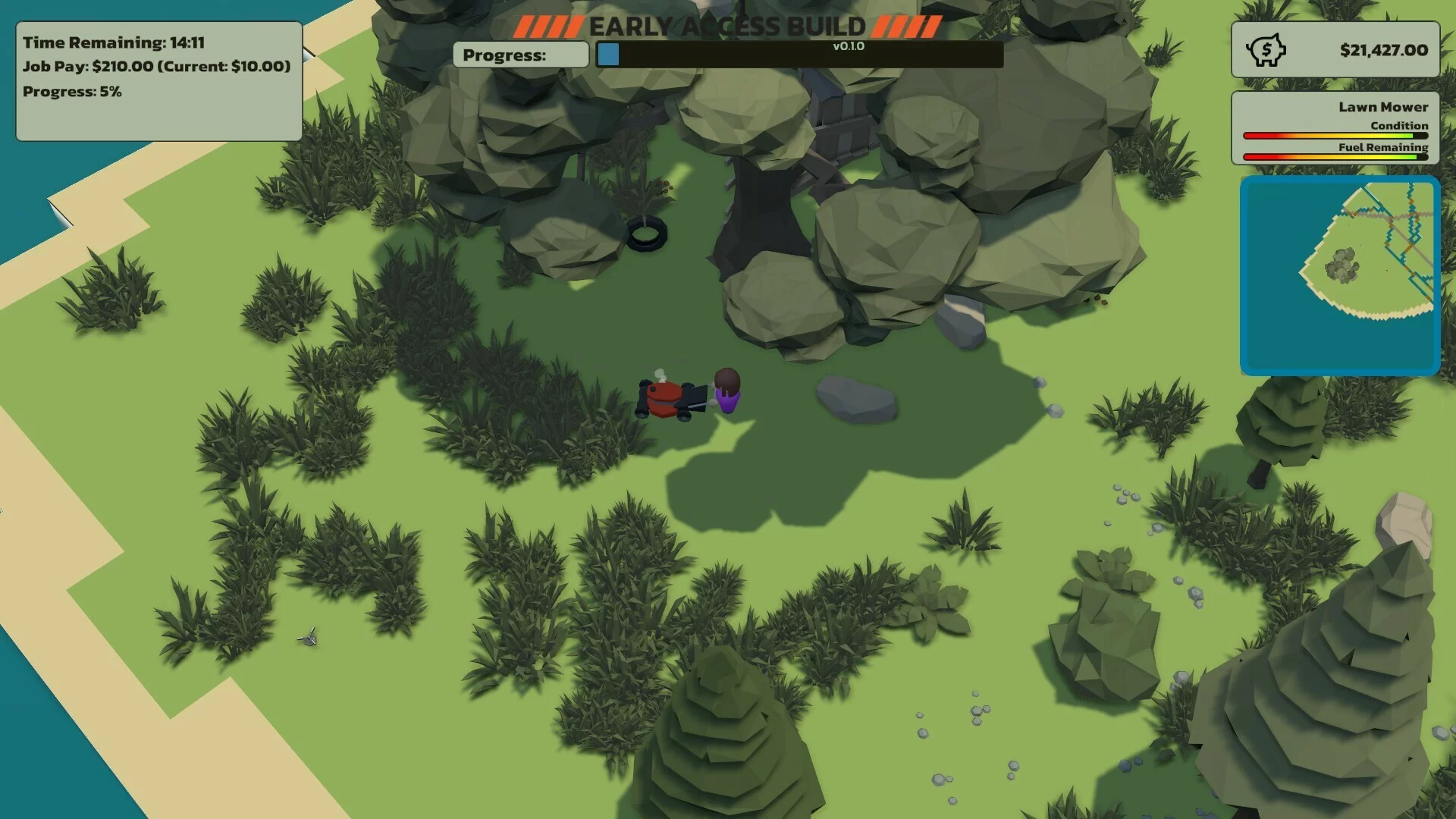 Изображение игры: I Fought the Lawn