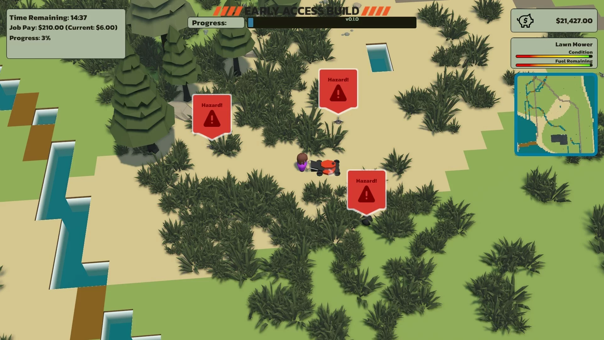 Изображение игры: I Fought the Lawn