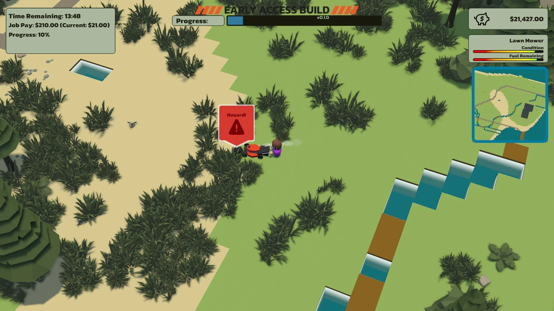 Изображение игры: I Fought the Lawn