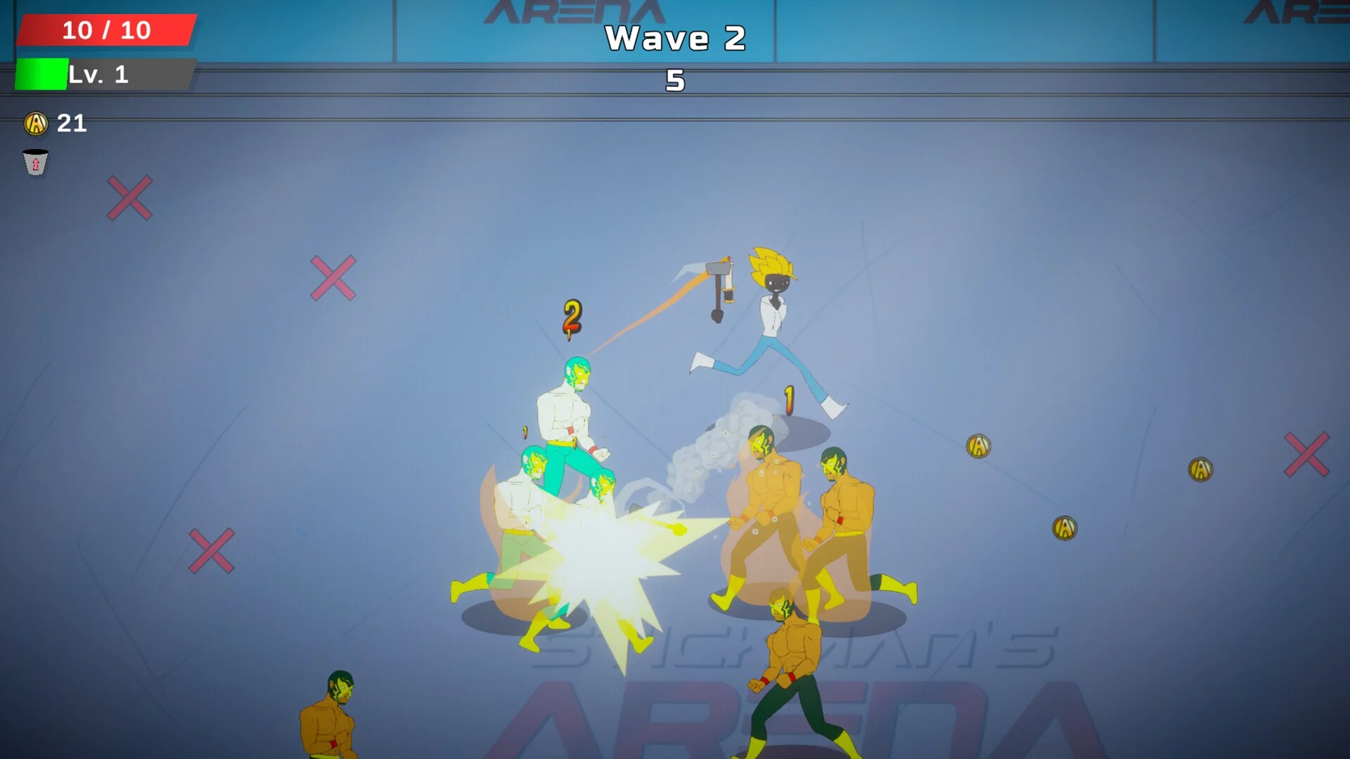 Изображение игры: Stickman's Arena