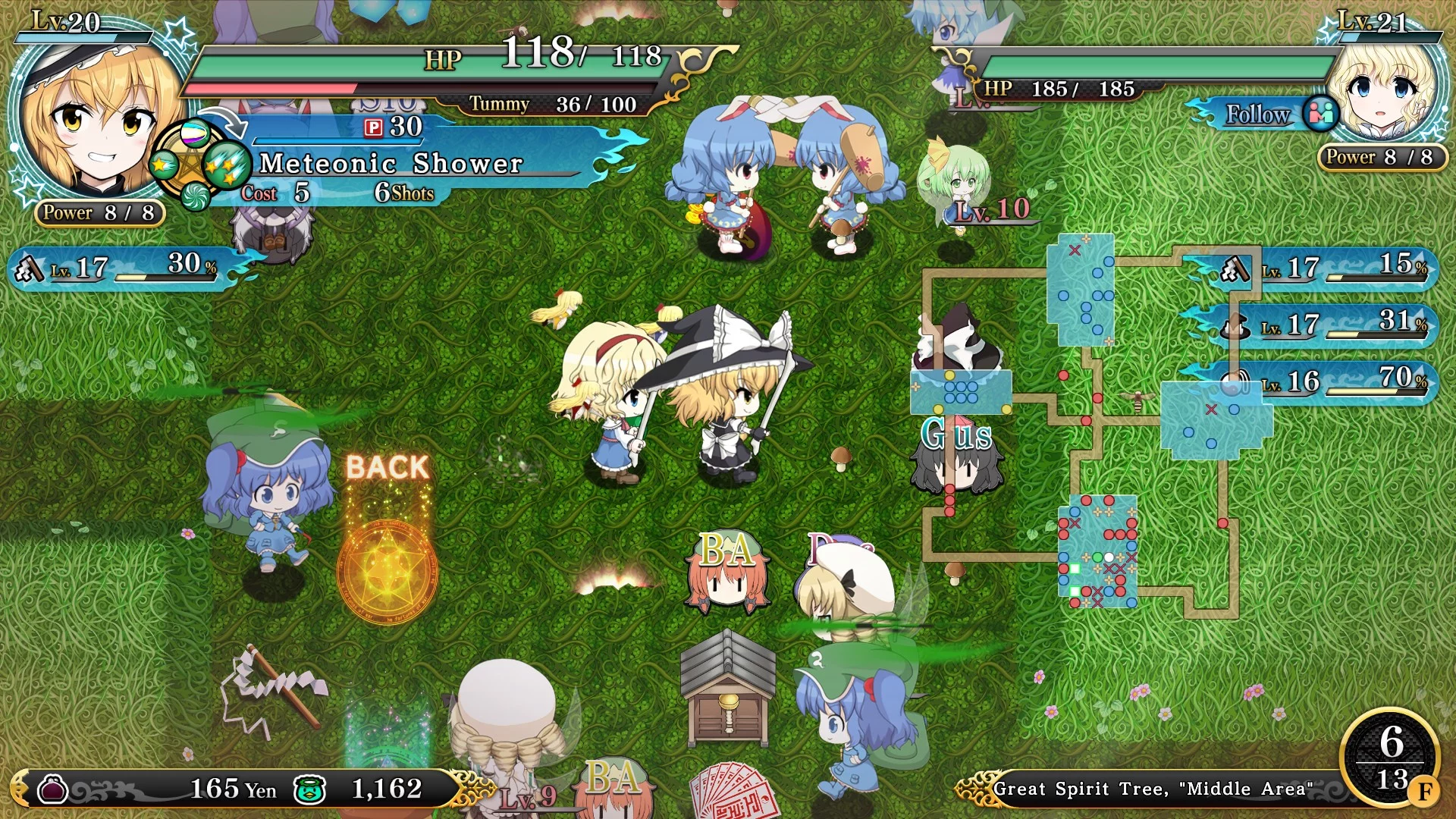 Изображение игры: Touhou Genso Wanderer -Reloaded- / 不可思议的幻想乡TOD -RELOADED- / 不思議の幻想郷TOD -RELOADED