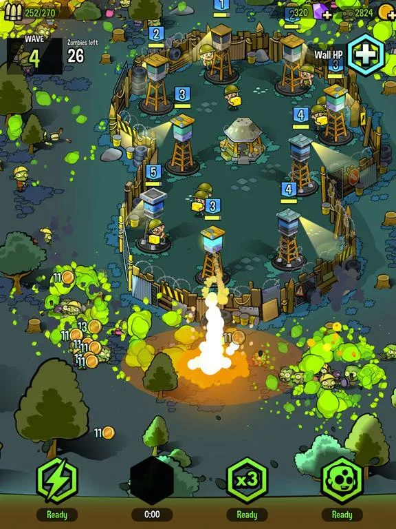 Изображение игры: Zombies vs. Towers