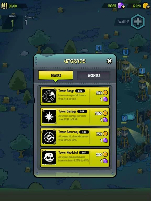 Изображение игры: Zombies vs. Towers