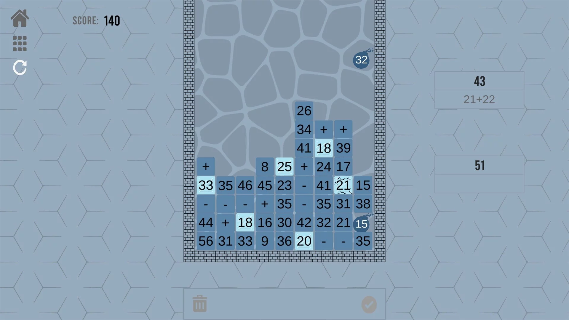 Изображение игры: Tower Numbers