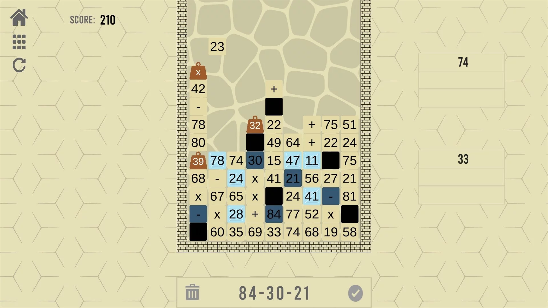 Изображение игры: Tower Numbers