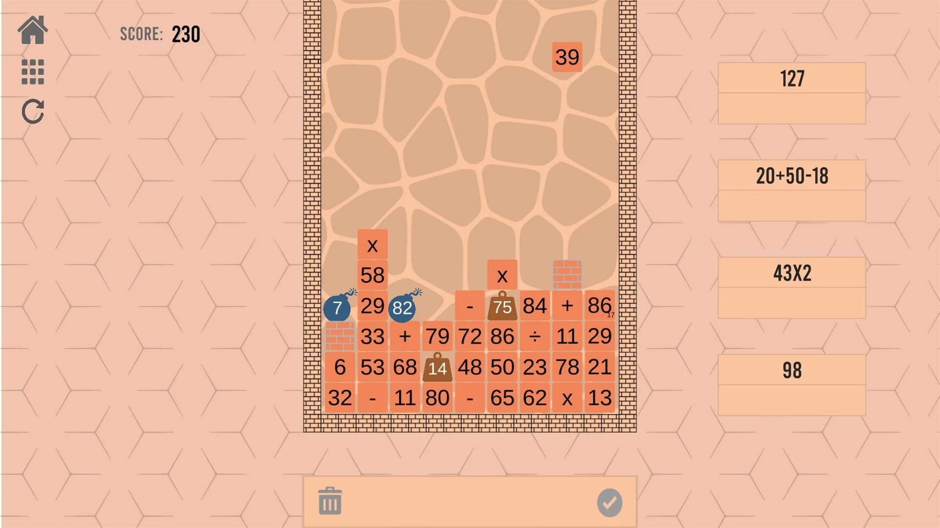 Изображение игры: Tower Numbers