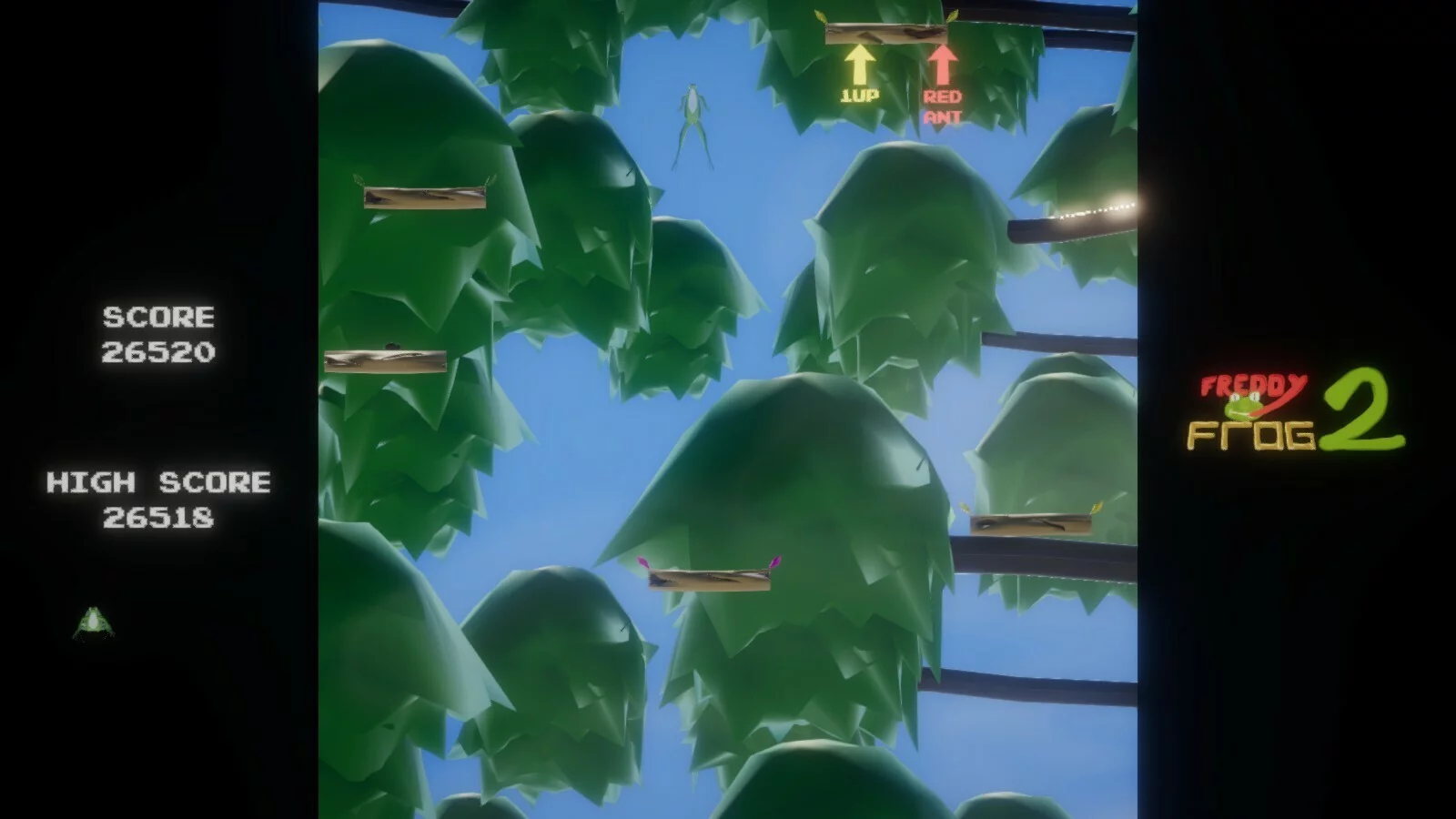Изображение игры: Freddy Frog 2