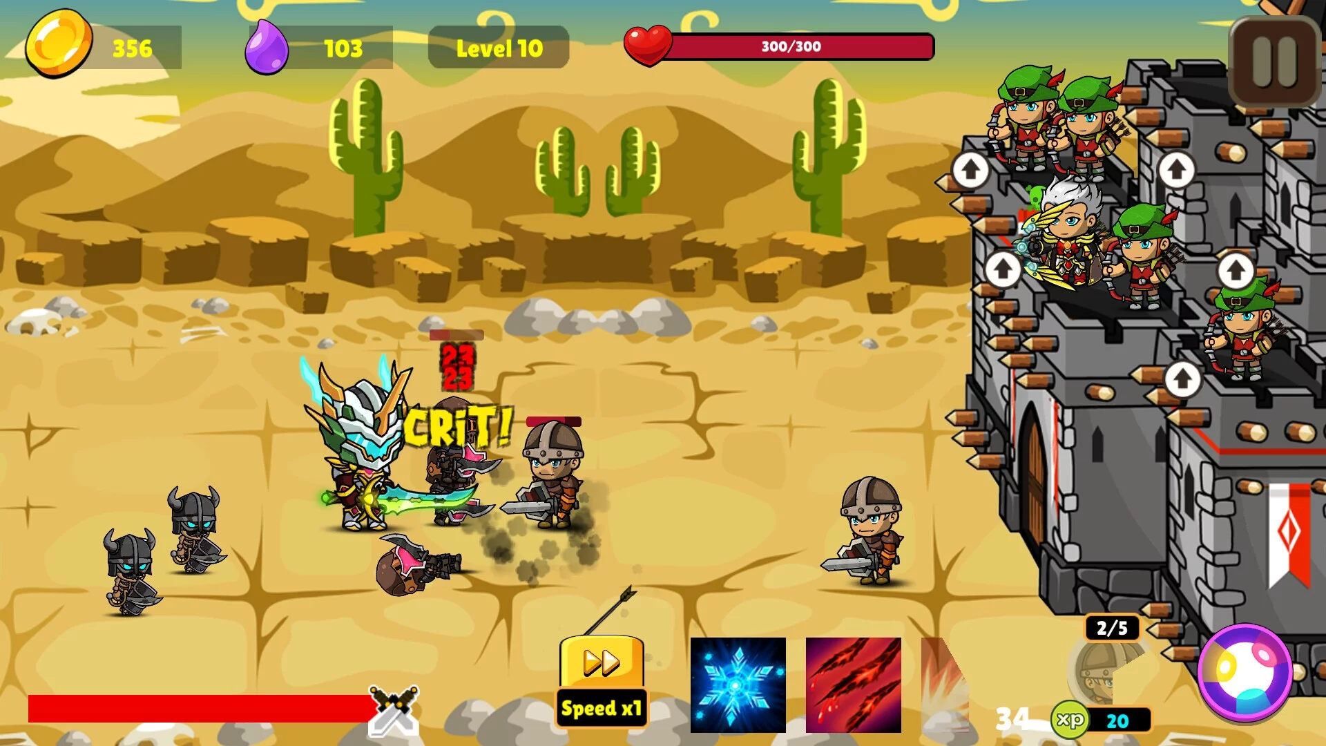 Изображение игры: Castle Defense Battles