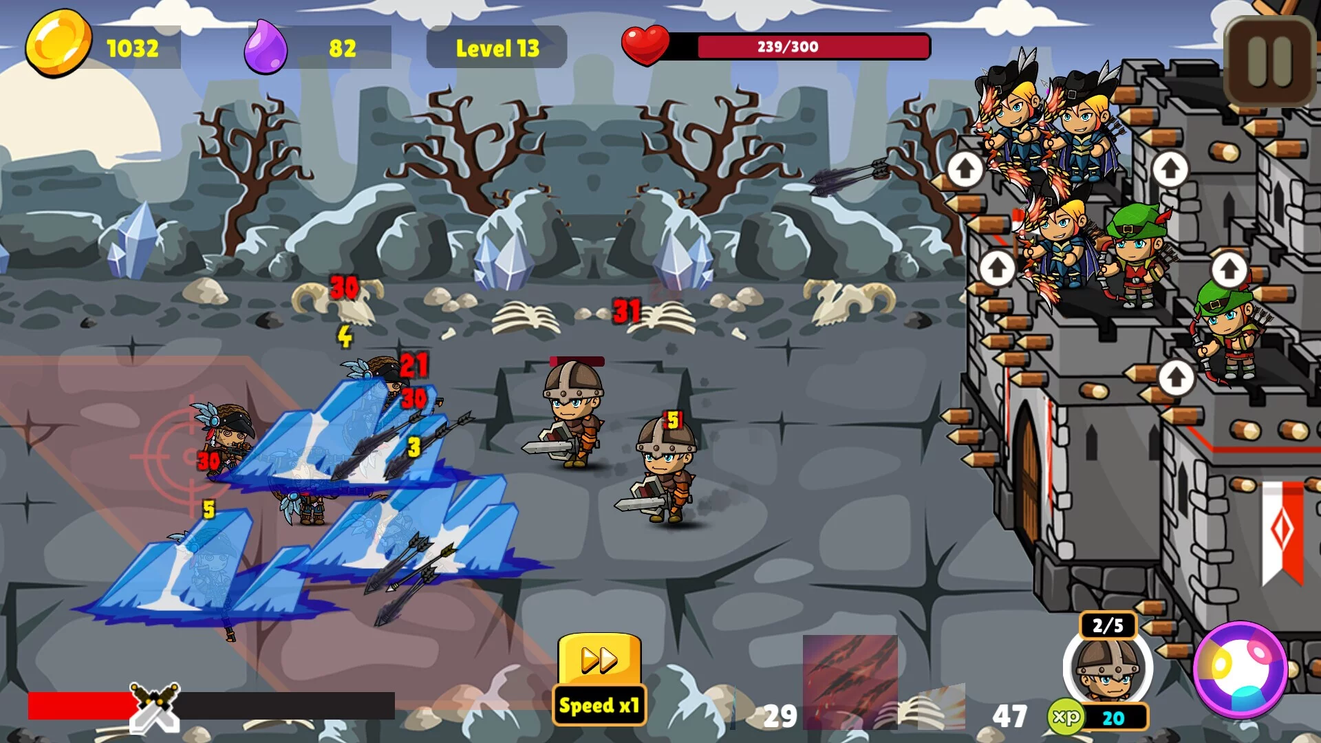 Изображение игры: Castle Defense Battles