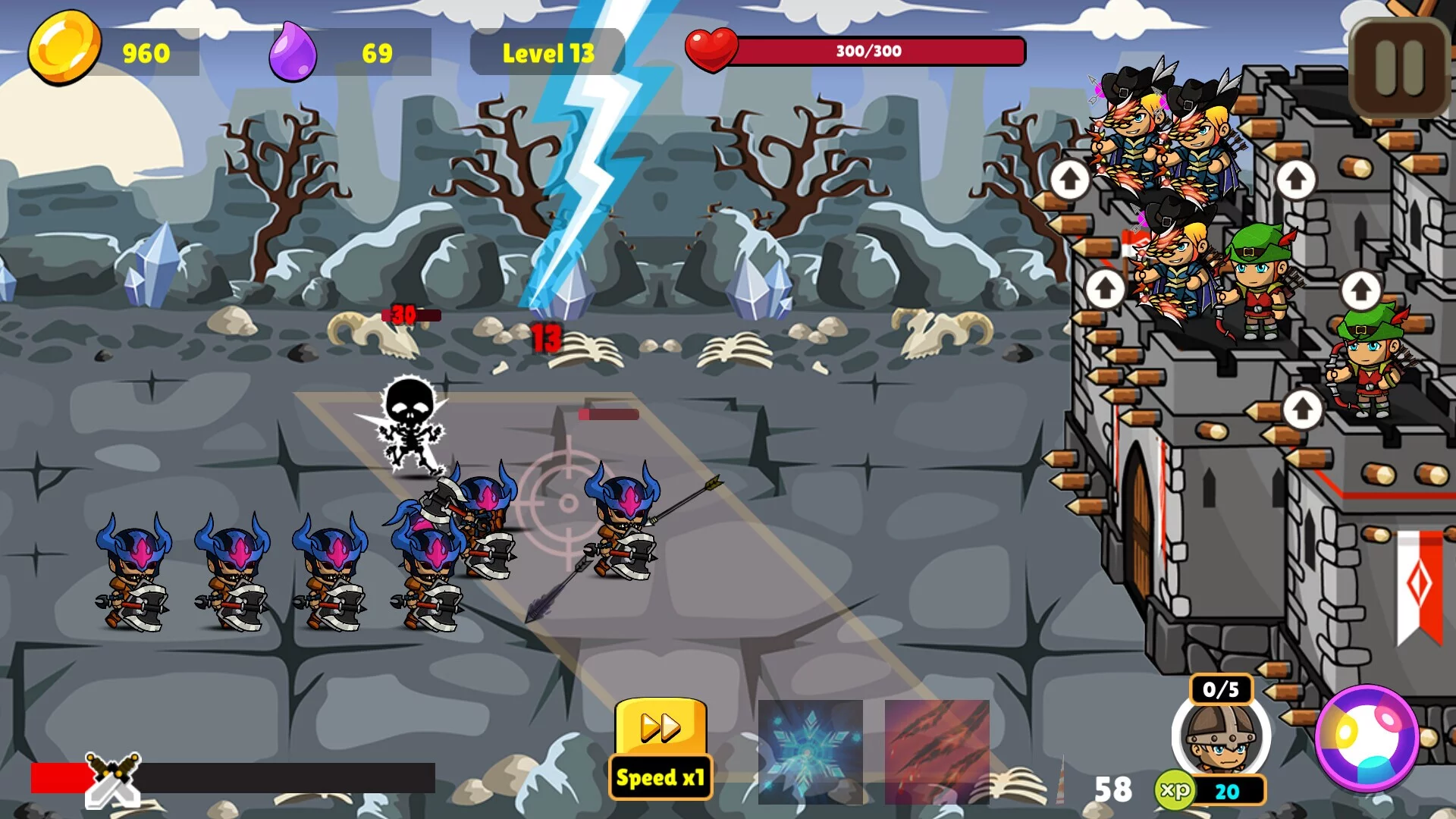 Изображение игры: Castle Defense Battles