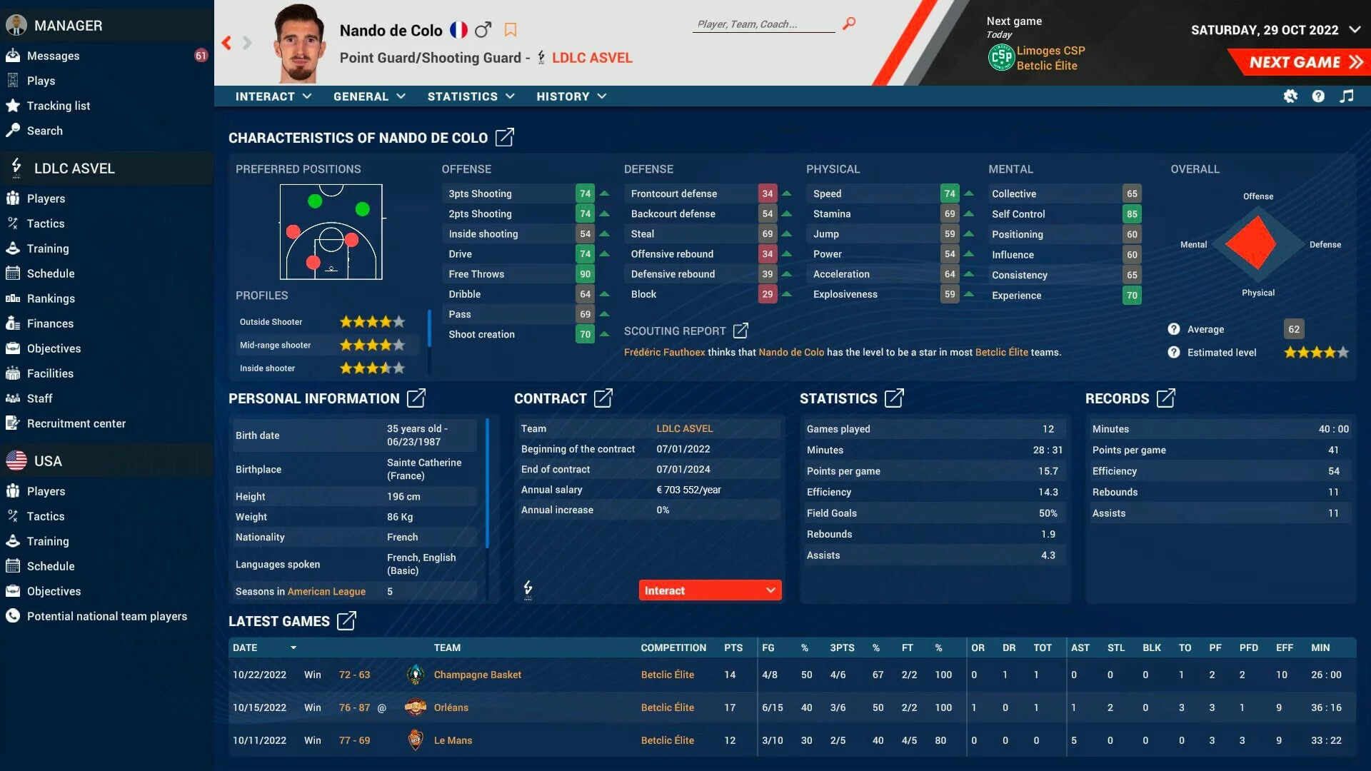 Изображение игры: Pro Basketball Manager 2023