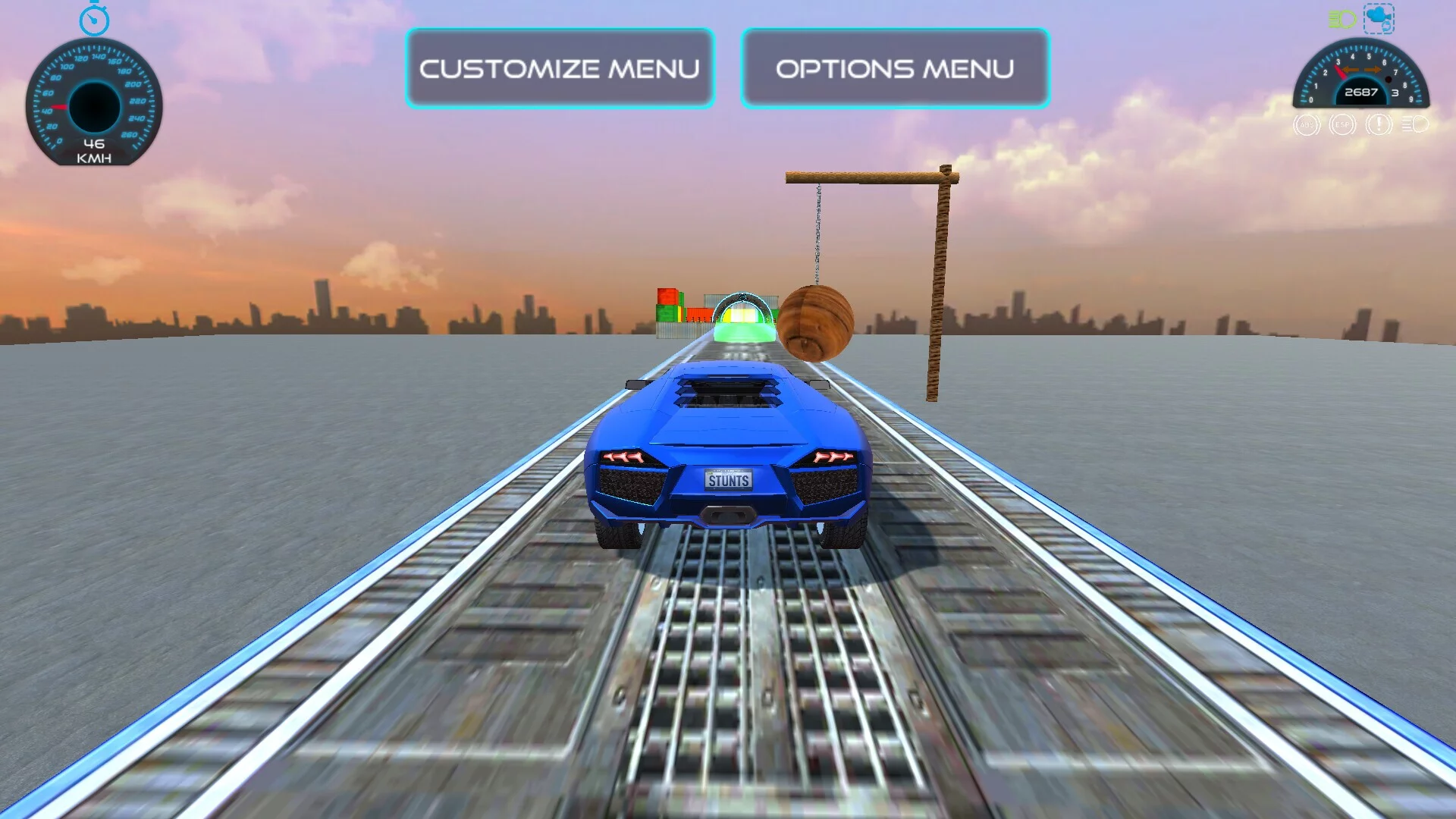 Изображение игры: Stunts Contest Extreme Cars