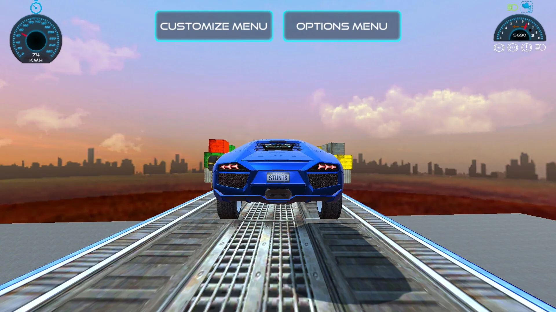 Изображение игры: Stunts Contest Extreme Cars