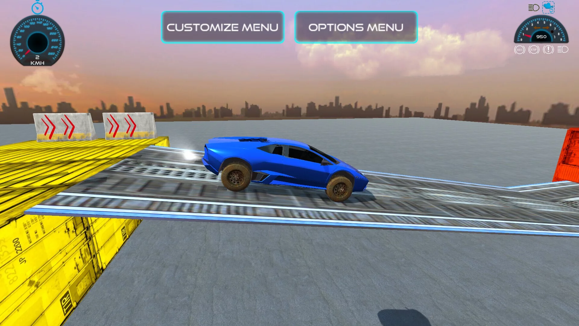 Изображение игры: Stunts Contest Extreme Cars