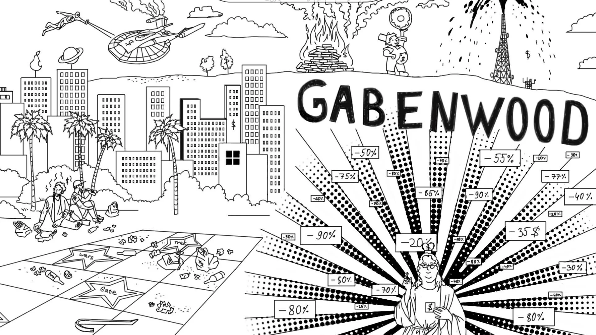 Изображение игры: Gabenwood: 99 Hidden Bucks
