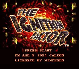 Изображение игры: The Ignition Factor (1994)
