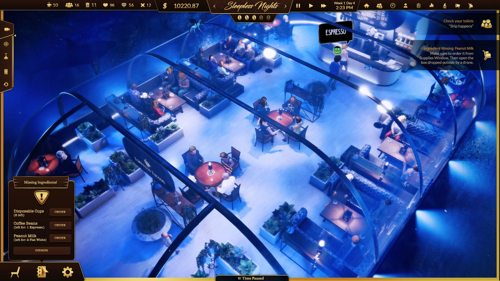 Изображение игры: Espresso Tycoon Prologue: Underwater